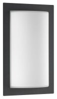 LCD Wandleuchte LB24 Edelstahl graphit E27 max.75W