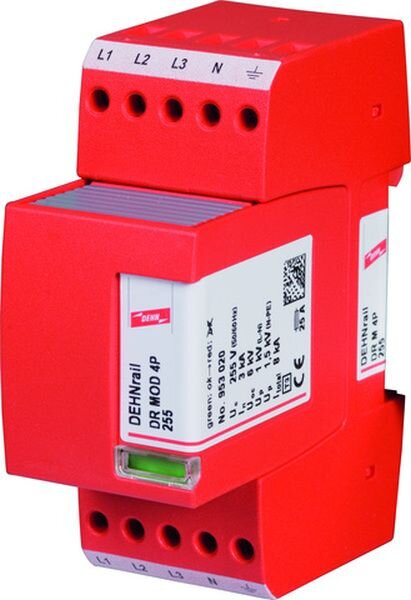 DEHN &Uuml;berspannungsableiter 953400 DEHNrail DRM 4P 255 4polig