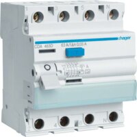 HAGER FI-Schutzschalter CDA463D 4polig 63/0,03A