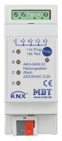 MDT Heizungsaktor 4-fach 2TE REG 24-230VAC