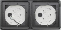 GIRA AP-Gehäuse 5502902 2Module 1x2 Verkehrsweiss lack.