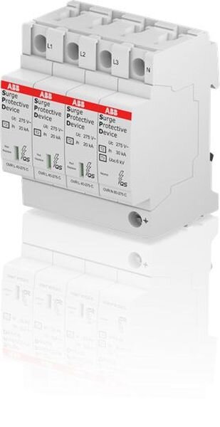ABB &Uuml;berspannungsableiter OVR T2 3N 40-275 P f.230/400V TT-3Pf.TNS