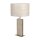 EGLO Tischleuchte LB24 BELESAR E27 max  40W Stein u. Leinen