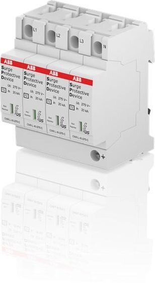 ABB &Uuml;berspannungsableiter OVR T2 4L 40-275 P QS Typ2 f. TNS-Netz