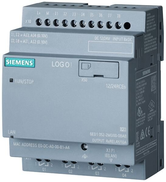 SIEMENS Logikmodul 6ED1052-2MD08-0BA2 LOGO! 12/24 RCEo