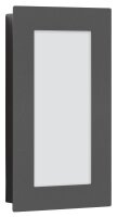 LCD LED-Wandleuchte LB24 12W 1200lm 3000K graphit Edelstahl