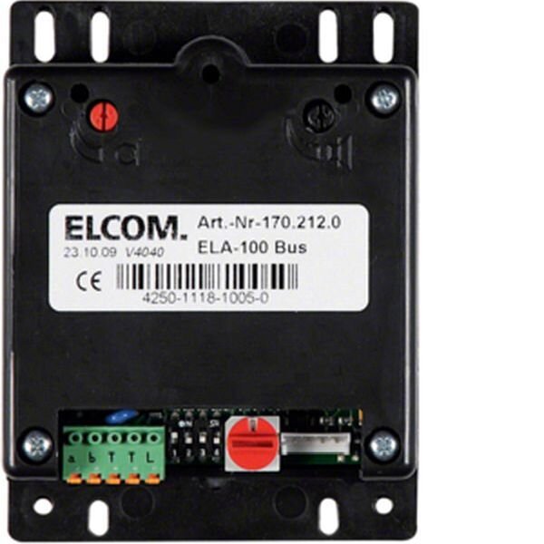 HAGER ELCOM Einbau-T&uuml;rlautsprecher ELA-100 i2-Bus T&uuml;relektronik