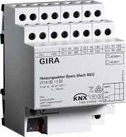 GIRA Aktor 211400 KNX/EIB Heizung 6fach REG