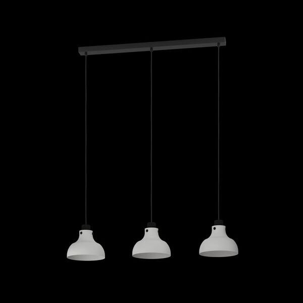 EGLO Pendelleuchte LB24 Matlock 3xE27 grau/schwarz
