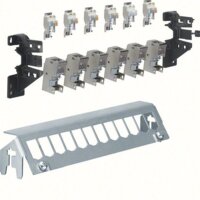 HAGER Patch-Panel FZ12MM 12fach mit 6xRJ45-Modulen