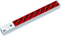BACHMANN Steckdosenleiste 19 1HE 8xCEE7/3 rt 2,0m IEC C14