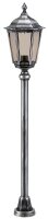 LCD Stehleuchte LB24 Aluguss schwarz-silber E27 IP43