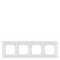 SIEMENS Rahmen 5TG1204-1 4fach Glas weiss