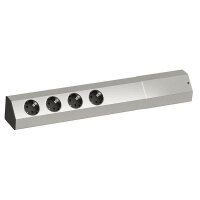 BACHMANN Steckdosenleiste ALU Wand/Eck 4xSchuko Strom 2m...