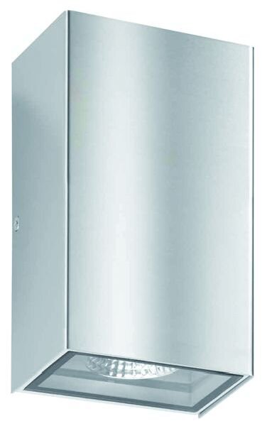 LCD LED-Wandleuchte LB24 2x6W Edelstahl 912lm 3000K