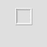 SIEDLE Kombirahmen KR 611-2/2-0 W