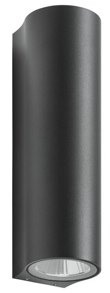 LCD LED-Wandleuchte LB24 Aluguss graphit 2700K IP65