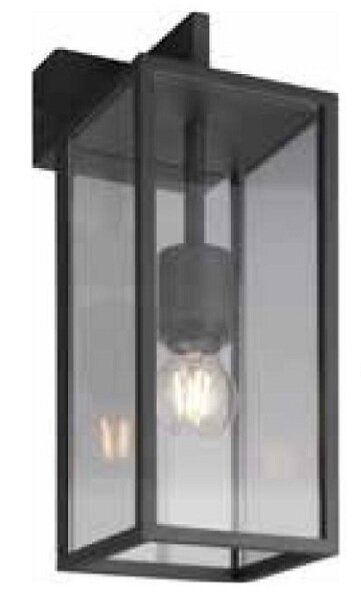 LCD Wandleuchte LB24 max. 15W graphit Aludruckguss Diff