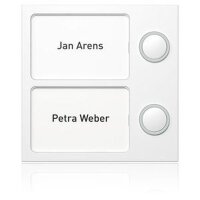 RITTO Tastenmodul 1875270 Portier TwinBus 2Tasten weiss