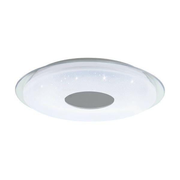 EGLO LED-Deckenleuchte LB24 Lanciano-Z ZIG-CCT D:560mm ws/klar