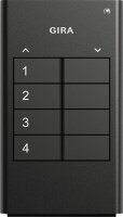 GIRA Handsender 512400 KNX RF 4fach anthrazit