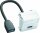 OBO Multimediatr&auml;ger USB 3.0 A-A MTS-U3A F RW1 m. Kabel Bu.-Bu. 45x45mm