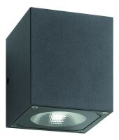 LCD LED-Wandleuchte LB24 2x7W alu-Druckguss graphit 866lm...