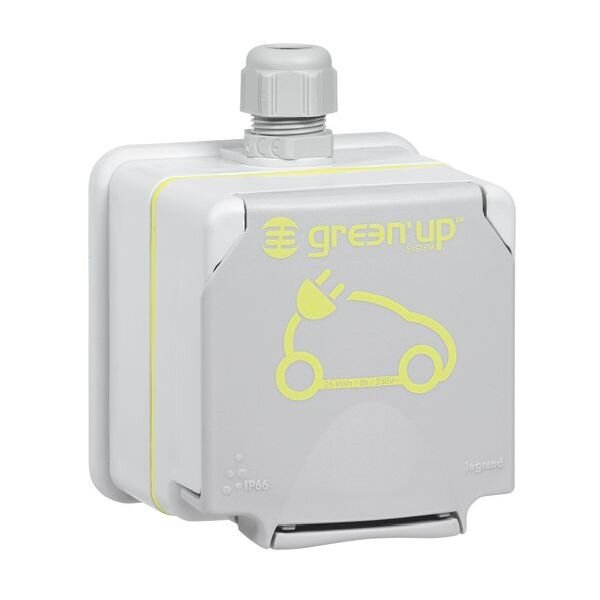LEGRAND Ladesteckdose SAT00194 Plexo66 Green-UP