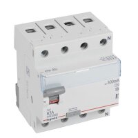 LEGRAND FI-Schutzschalter TX3 63/0,3A 4polig