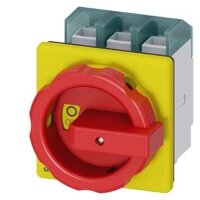 SIEMENS Haupt-/Not-Aus-Schalter 3LD2704-0TK53 3polig...