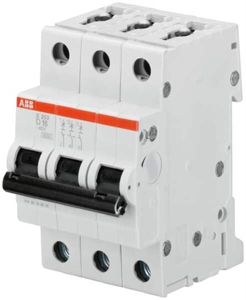 ABB Leitungsschutzschalter S203-D16 D16A 3polig 6kA