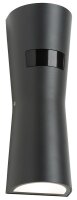 LCD LED-Wandleuchte LB24 Aluguss graphit m. BM