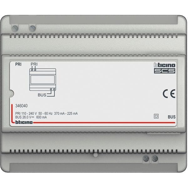 LEGRAND (BTicino) Netzger&auml;t f&uuml;r T&uuml;r-/Audio ECO 6TE