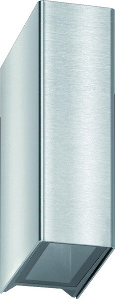 LCD LED-Wandleuchte LB24 2x4W Edelstahl 710lm 3000K
