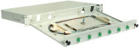 Paschke Datensysteme 19 1HE Spleissbox RAL7035 ausz. mit...