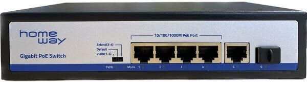 HomeWay Switch Gigabit PoE  4 Port