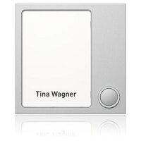 RITTO Tastenmodul 1875120 Portier TwinBus 1Taste silber