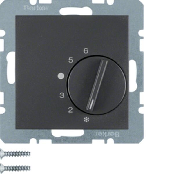 BERKER Raumtemperaturregler 20261606 anthrazit matt