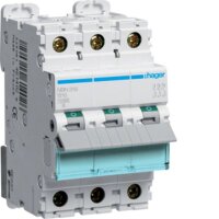 HAGER Leitungsschutzschalter NBN316 3polig B16A 10kA 3M