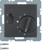 BERKER Raumtemperaturregler 20301606 anthrazit matt