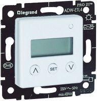 LEGRAND Rollladenschaltuhr VLIFE ultraweiss