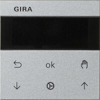GIRA Jalousie- und Schaltuhr 536626 Display System 55 F alu
