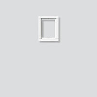 SIEDLE Kombirahmen KR 611-1/1-0 W