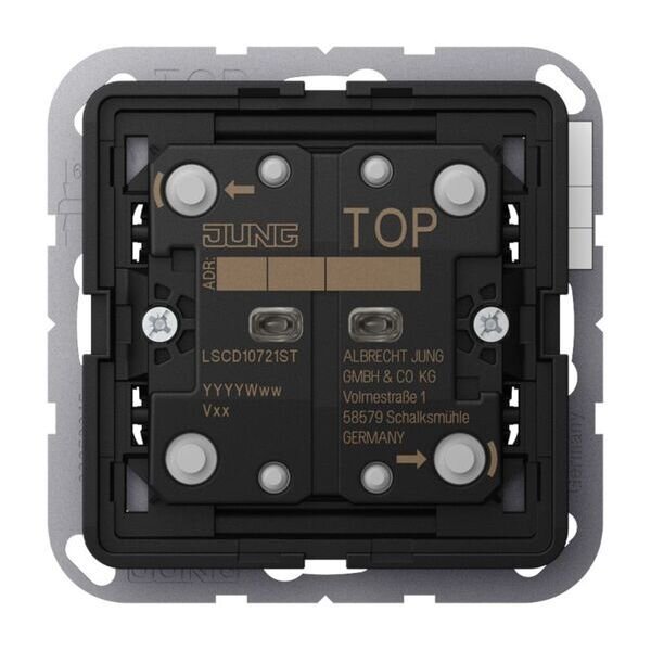 JUNG Taster LSCD10721ST KNX Standard 2f.