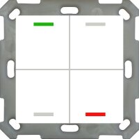 MDT Taster KNX Light 55 4fach RGBW Temperatursensor