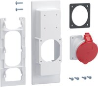 HAGER Steckdosenflansch universZ 1xCEE-Steckdose 16A