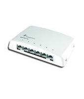 TELEGÄRTNERmini Verteiler lichtgrau 6xRJ45 Cat.6A...