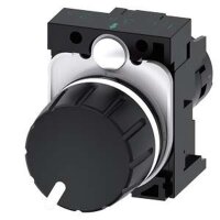 SIEMENS Potentiometer 22mm rund schwarz 47K Ohm