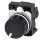SIEMENS Potentiometer 22mm rund schwarz 47K Ohm