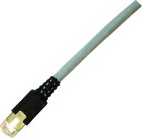 PROTEC.net Patchkabel halogenfrei grau PPK6A Cat6A-ISO...